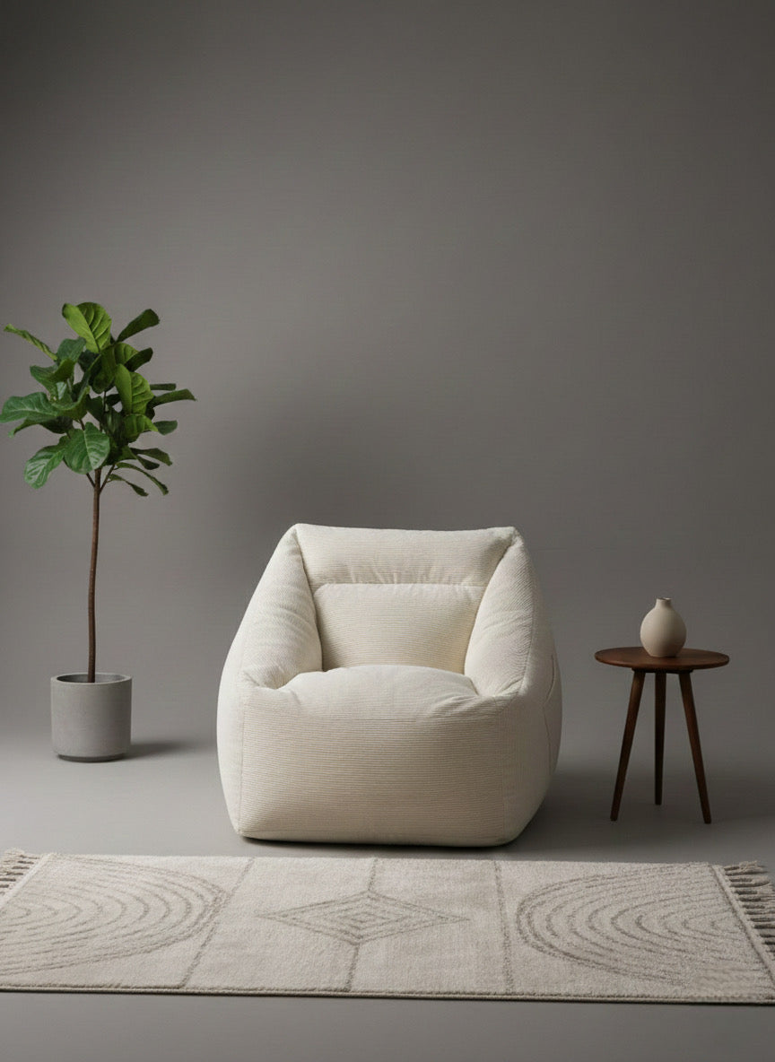 The Cloud Contoured Beanbag Chair
