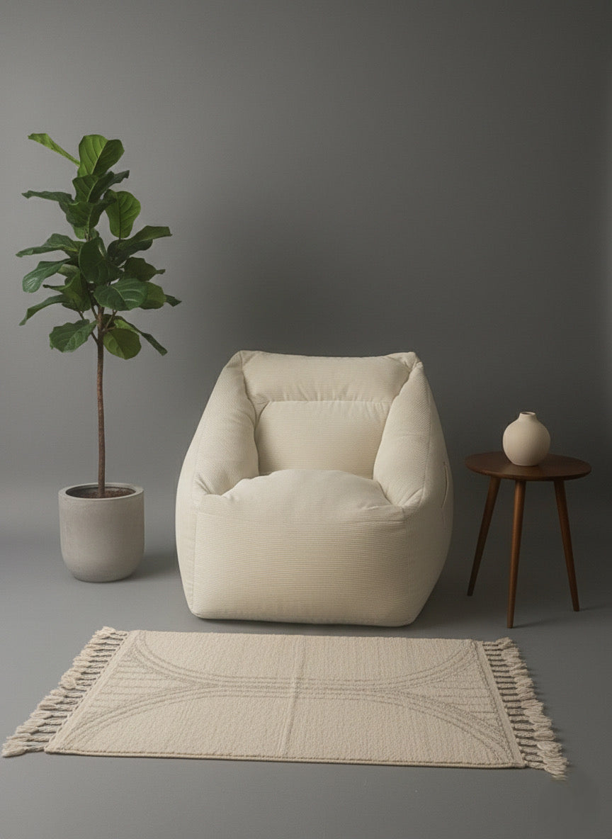 The Cloud Contoured Beanbag Chair