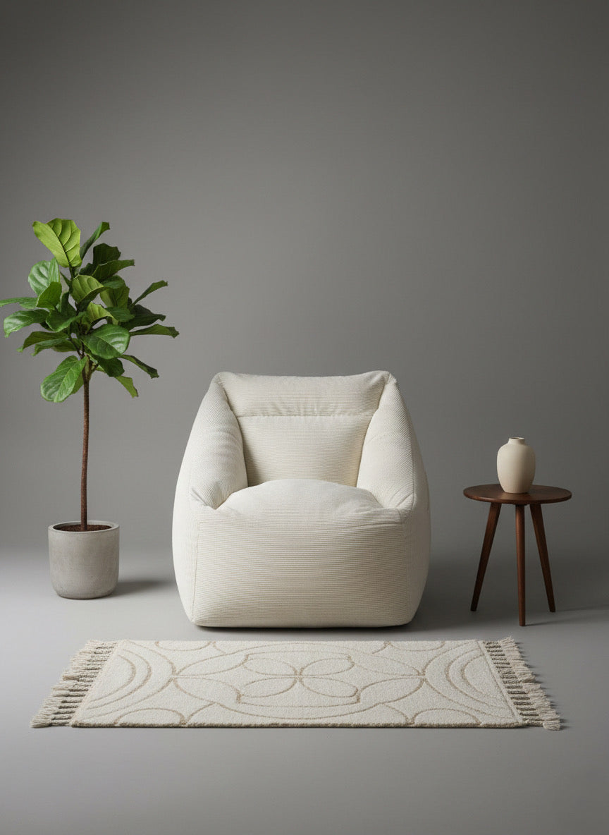 The Cloud Contoured Beanbag Chair